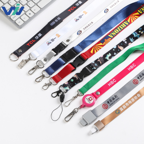 Customized Work Permit Polyester Lanyard - 图片 3