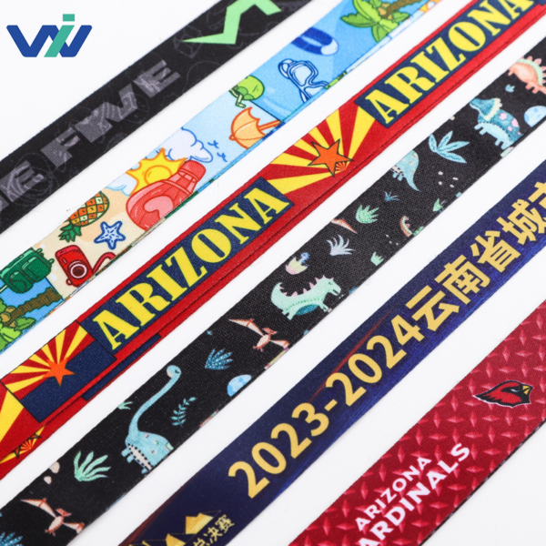 Customized Work Permit Polyester Lanyard - 图片 2