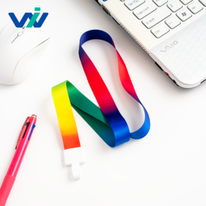 Custom Detachable Sublimation ID Card Lanyard