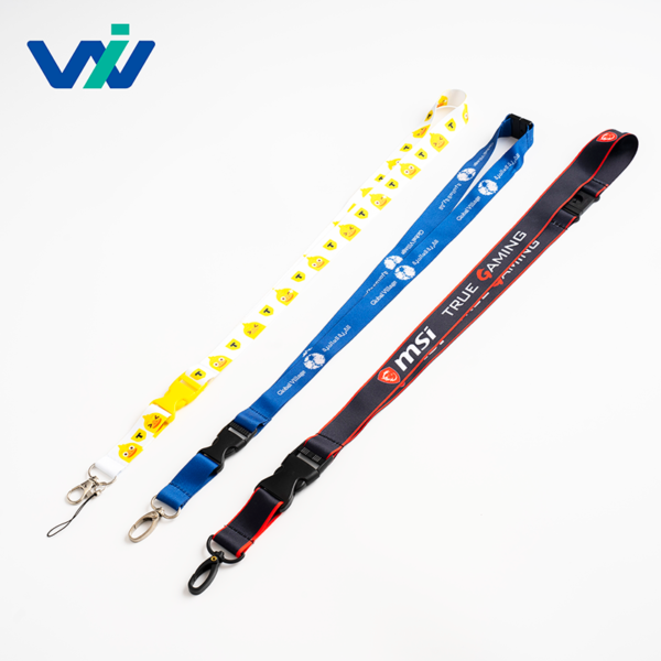 Custom Detachable Sublimation ID Card Lanyard - 图片 5
