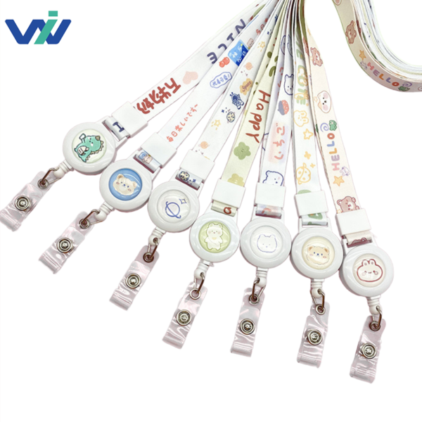 Cute Cartoon-style Student Card Lanyard